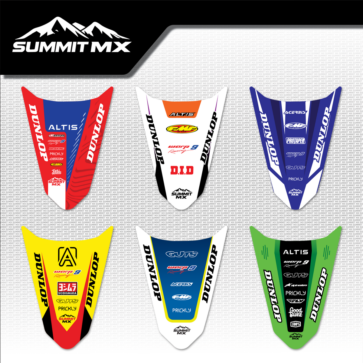 Moto Inspired Altis Sigma Rear Fender Decal in all six designs