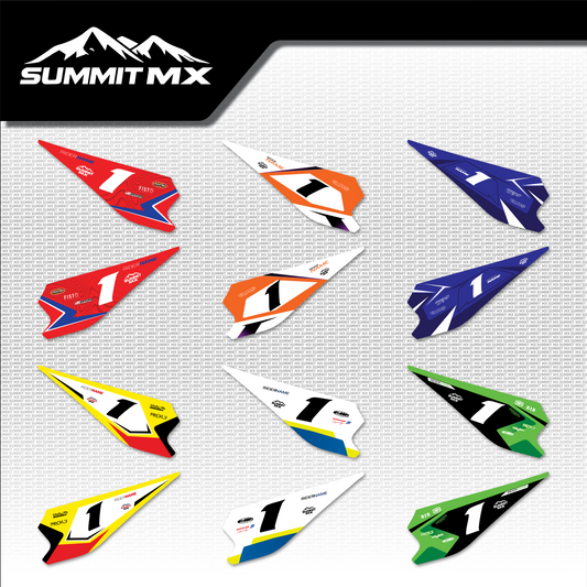 Moto Inspired Altis Sigma Side Number Plate Decals in all six designs