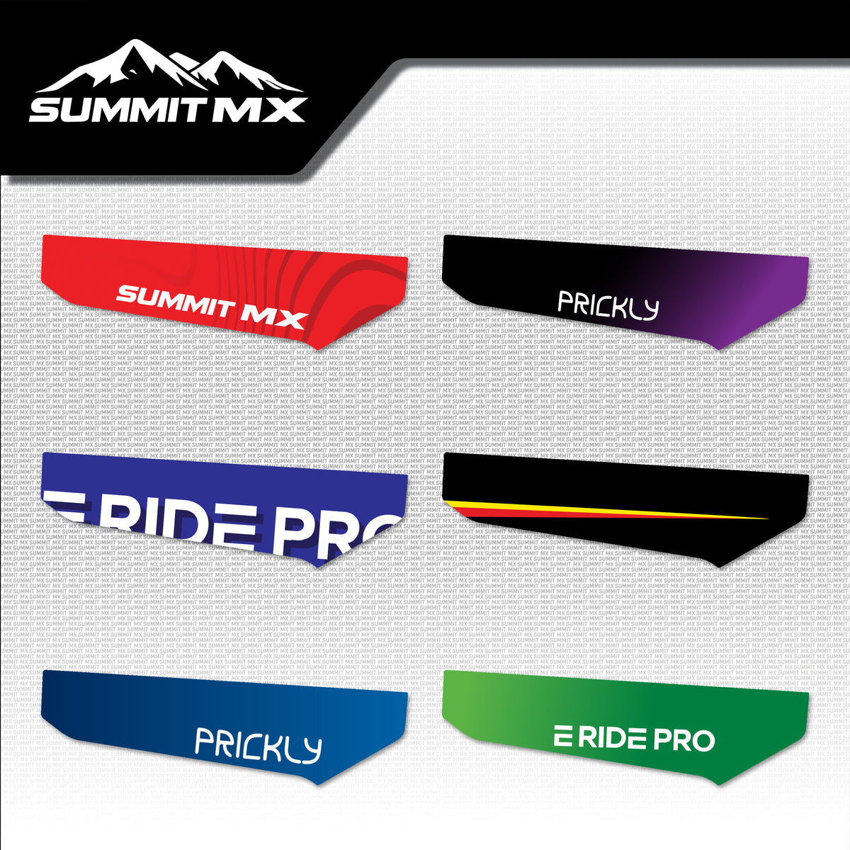 Moto Inspired E-Ride Pro Chain Guard Decal in all six designs