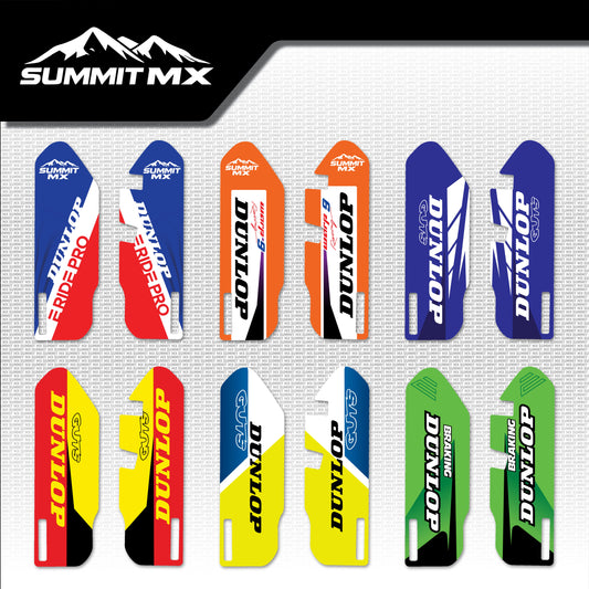 Moto Inspired E-Ride Pro 3.0 Fork Guard Decals in all six designs