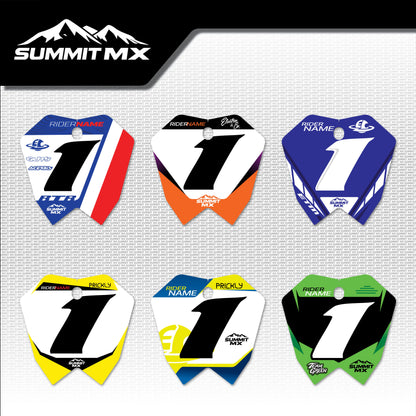 Moto Inspired ETM RTR Number Plate Decal in all six designs