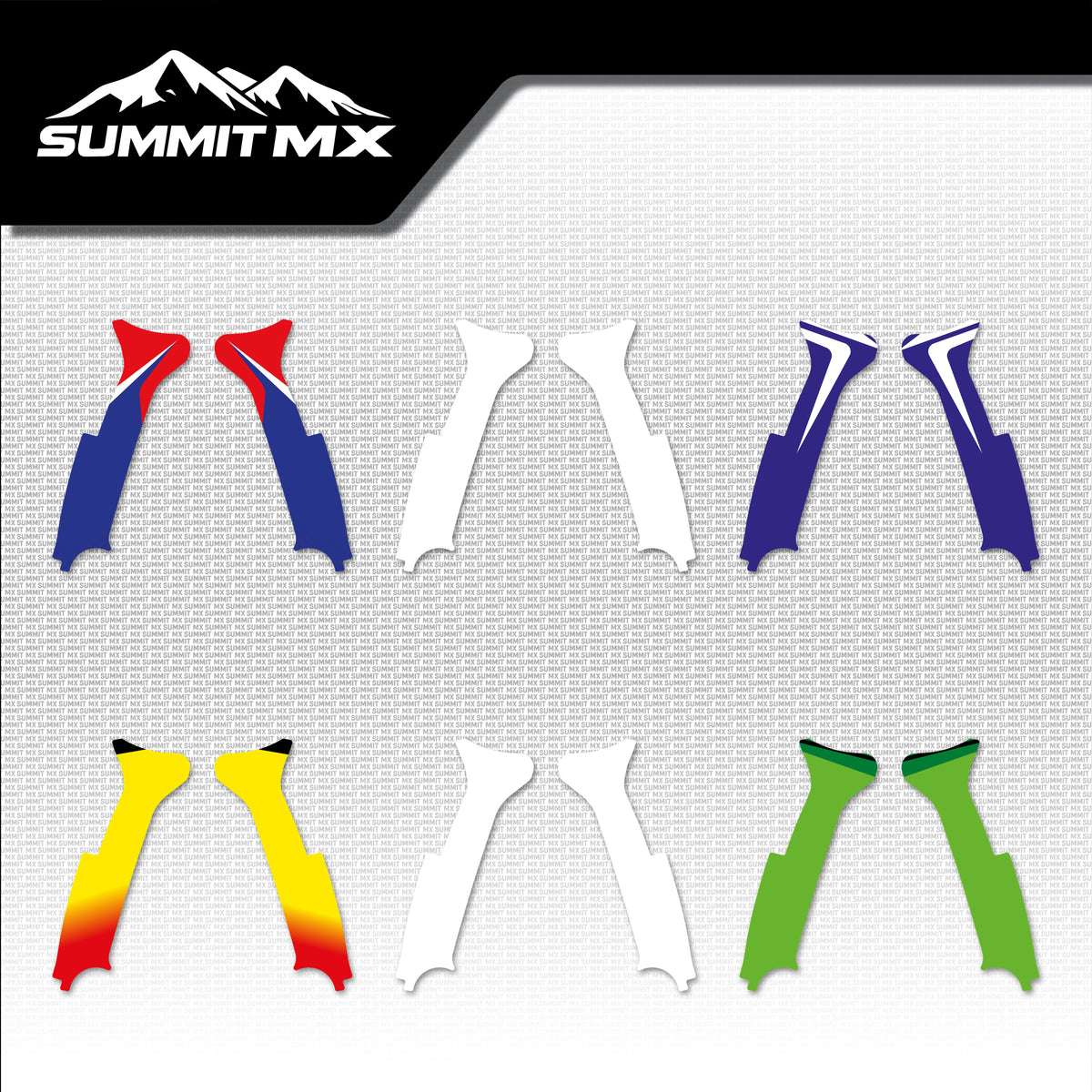 Moto Inspired Hyper Bee Frame Decals in all six designs