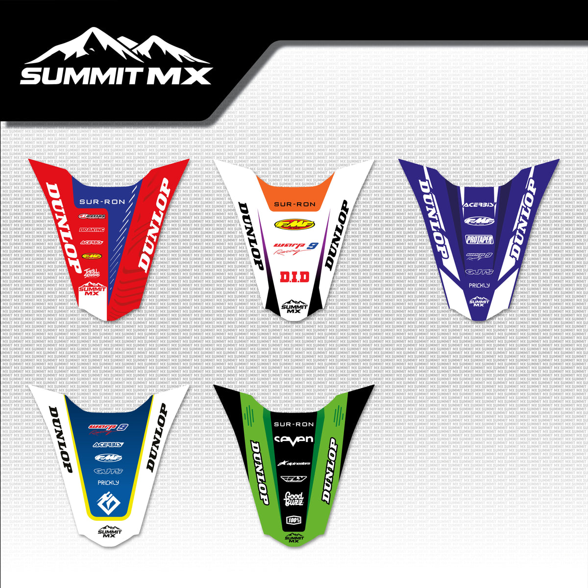 Moto Inspired Hyper Bee Rear Fender Decal in all six designs
