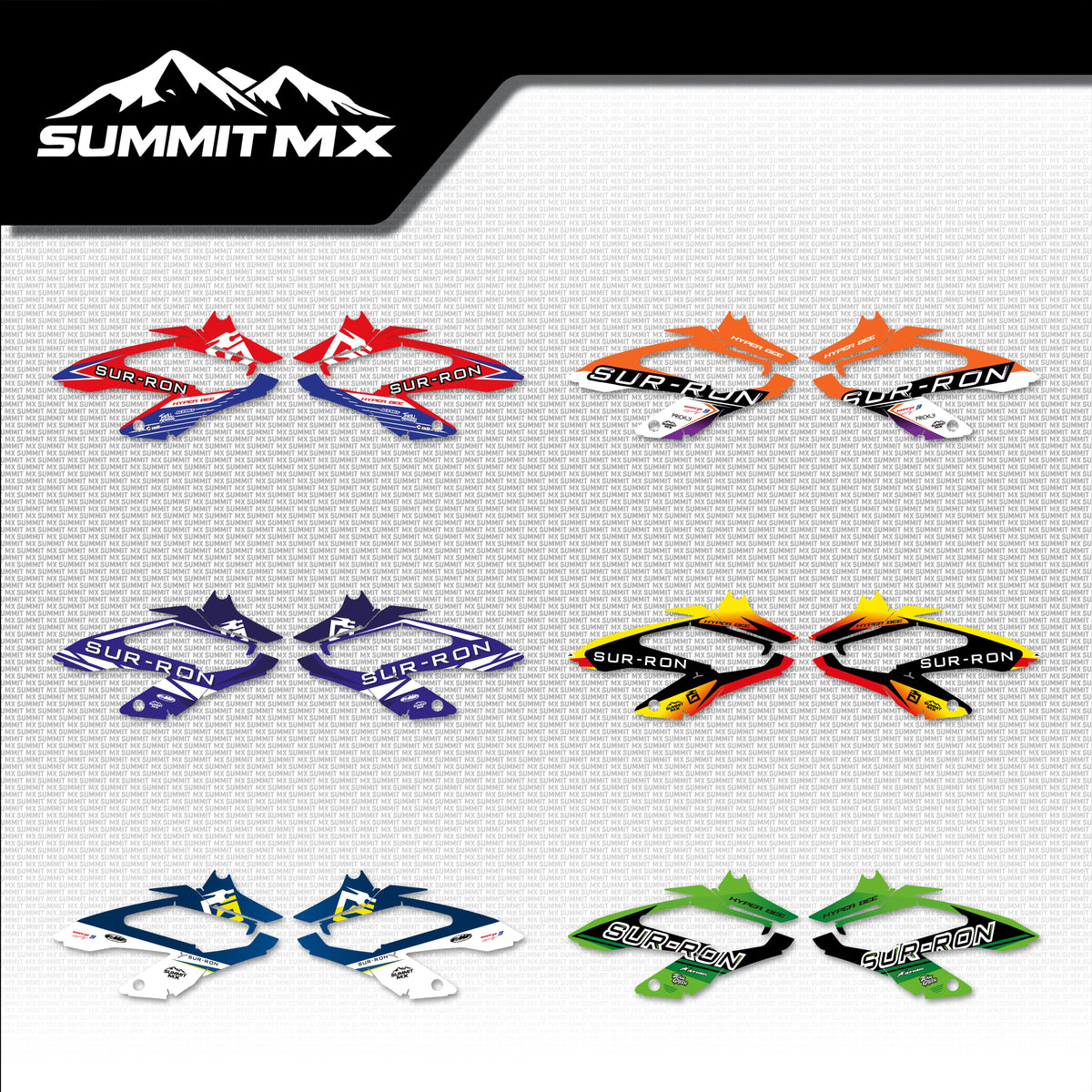 Moto Inspired Hyper Bee Side Shroud Decals in all six designs