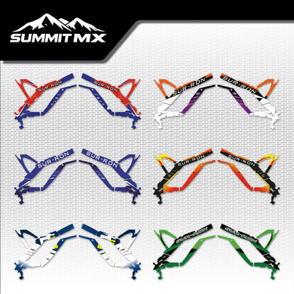 Moto Inspired Light Bee Frame Decals in all six designs