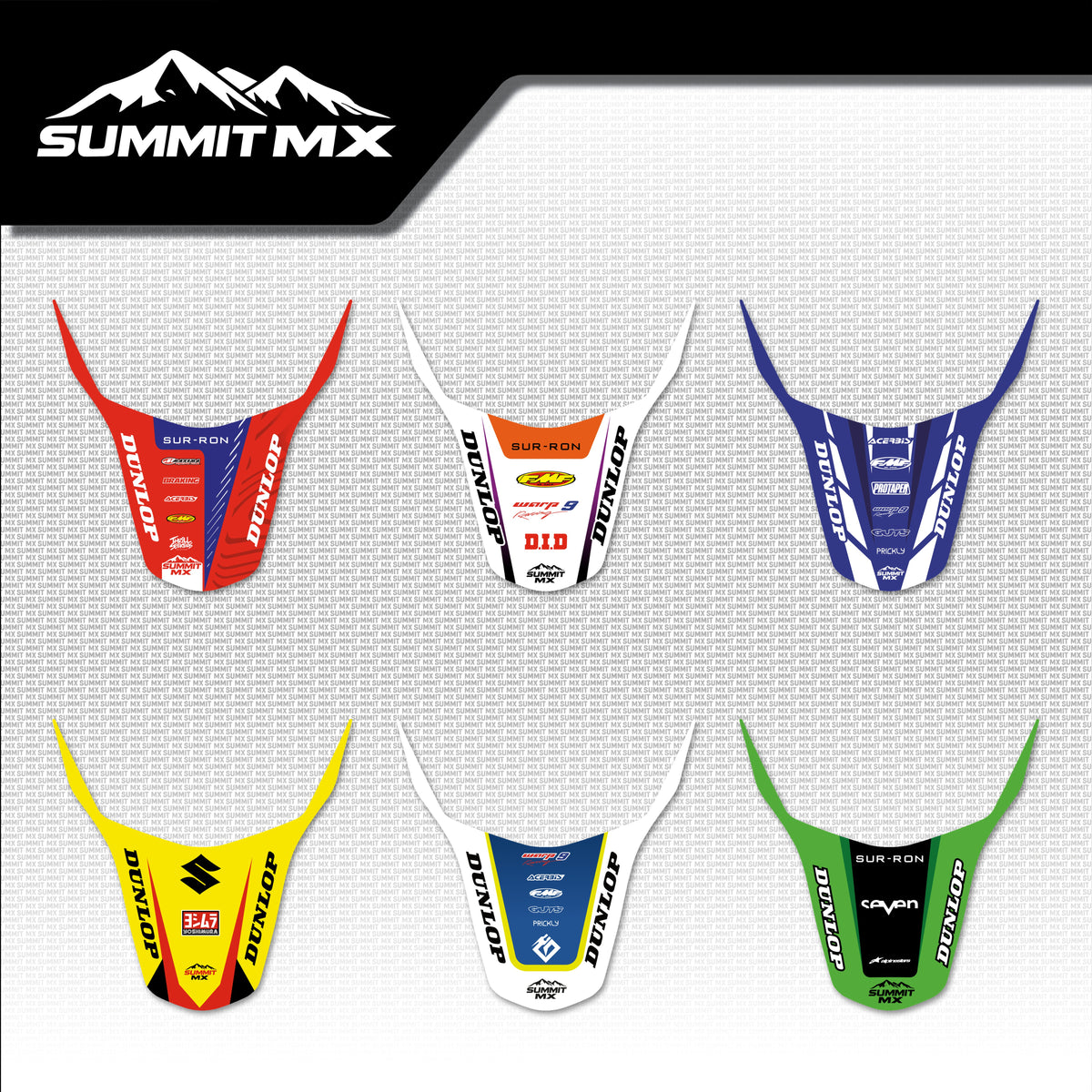 Moto Inspired Light Bee Rear Fender Decal in all six designs