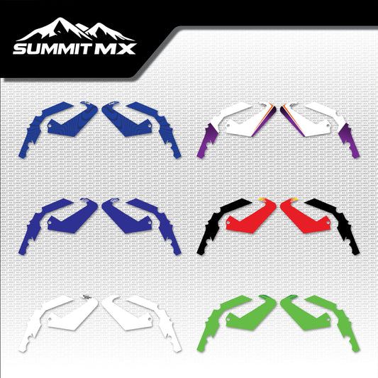 Moto Inspired RFN Warrior Pro SX-E15 Frame Decals in all six designs