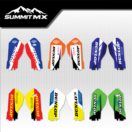 Moto Inspired Stark Varg Fork Guard Decals in all six designs