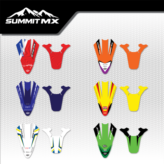 Moto Inspired Stark Varg Front Fender Decals in all six designs
