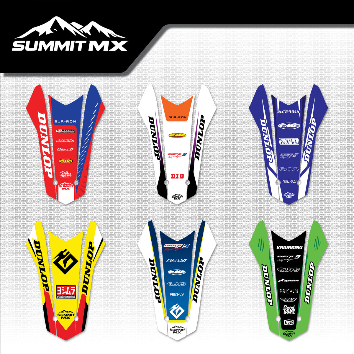 Moto Inspired Storm Bee Rear Fender Decal in all six designs