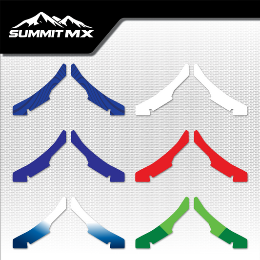 Moto Inspired Ultra Bee Skid Plate Decal in all six designs: Honda, KTM, Yamaha, Suzuki, Husqvarna and Kawasaki inspired