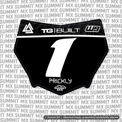 Ridgeline Decal for Motocutz Number Plate