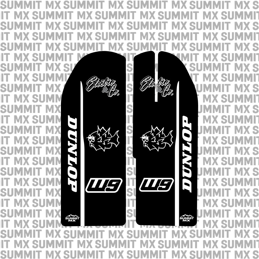 RTR fork guard decal, Style 2 — Summit MX
