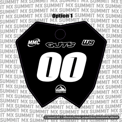 RTR number plate decal option 1 design — Summit MX