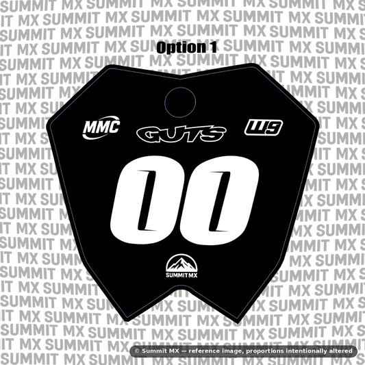 RTR number plate decal option 1 design — Summit MX