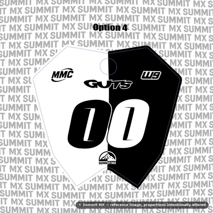 RTR number plate decal option 4 design — Summit MX