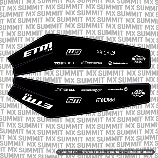 RTR swing arm decal standard design — Summit MX