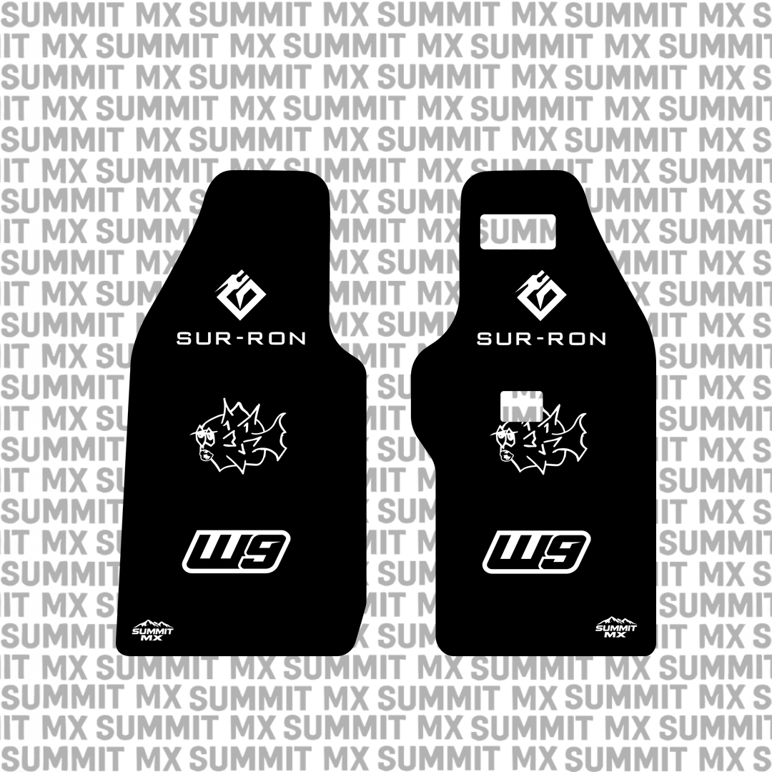 Storm Bee fork guard decal, Style 1 — Summit MX