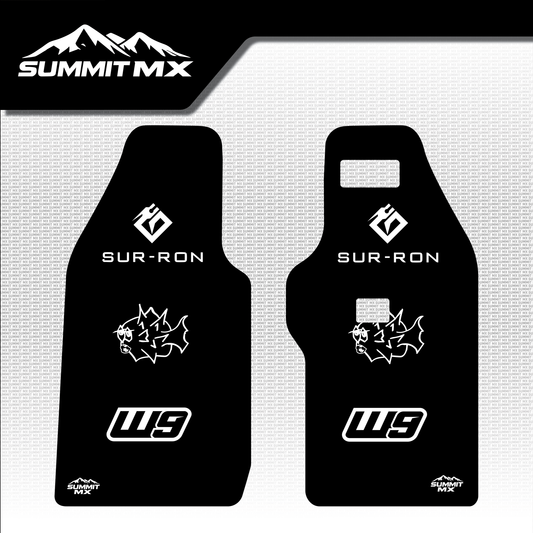 Storm Bee fork guard decal, Style 1 — Summit MX
