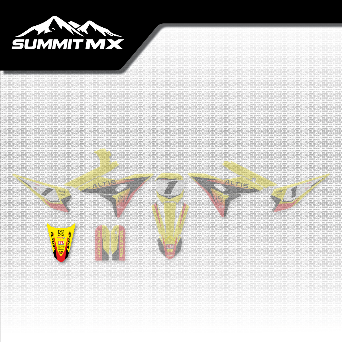 Suzuki Inspired Altis Sigma Rear Fender Decal placement on the full kit