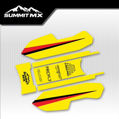 Suzuki Inspired E-Ride Pro Battery Lid Decals