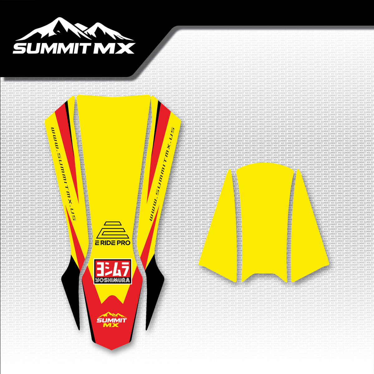 Suzuki Inspired E-Ride Pro Front Fender Decal
