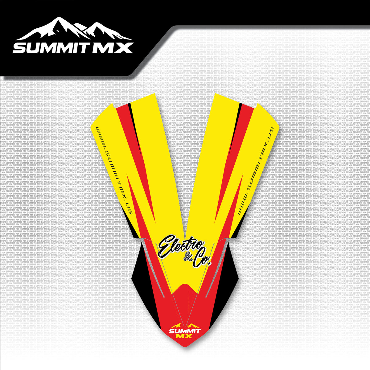 Suzuki Inspired ETM RTR Front Fender Decal