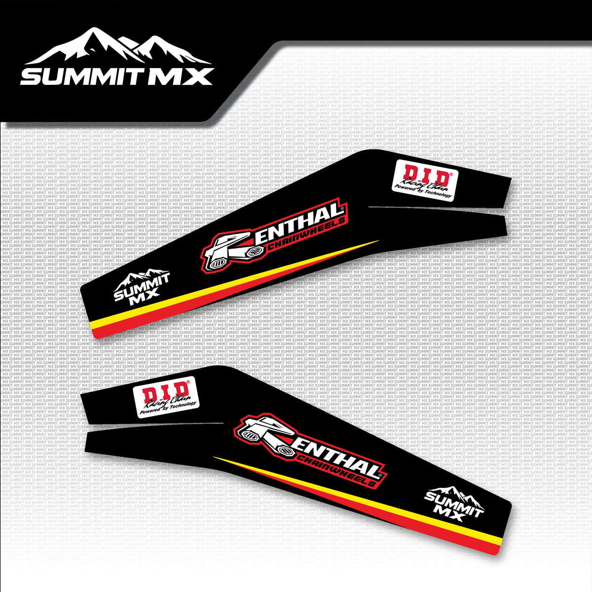 Suzuki Inspired ETM RTR Swing Arm Decals