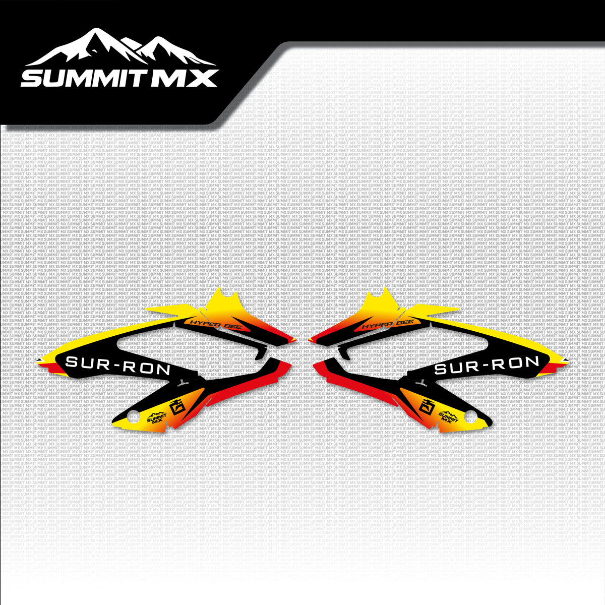 Suzuki Inspired Hyper Bee Side Shroud Decals