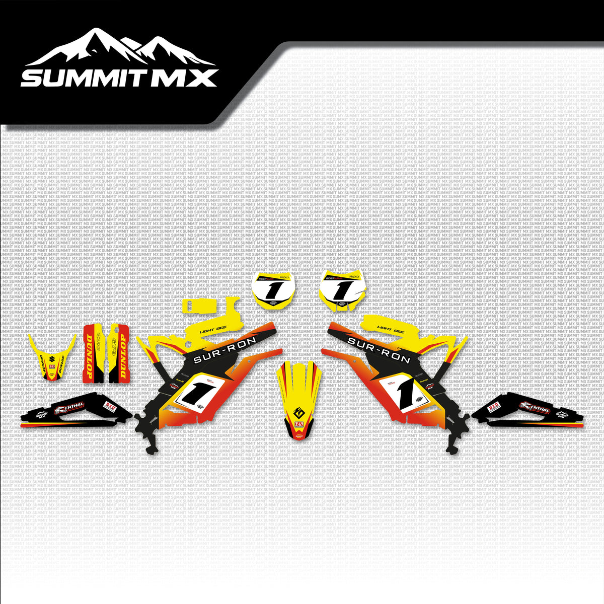 Suzuki Inspired Light Bee Graphics Kit