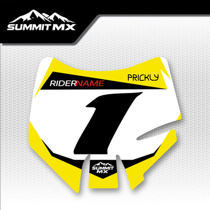 Suzuki Inspired Light Bee Number Plate Decal (2025+)