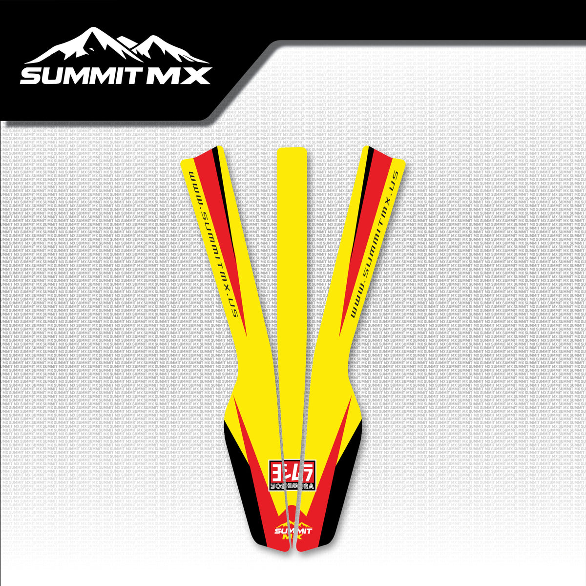 Suzuki Inspired RFN Warrior Pro SX-E15 Front Fender Decal