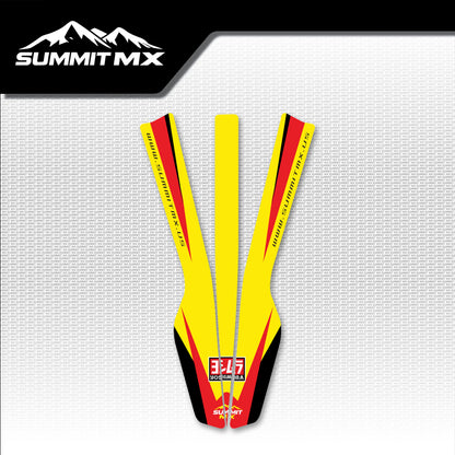 Suzuki Inspired RFN Warrior Pro SX-E15 Front Fender Decal