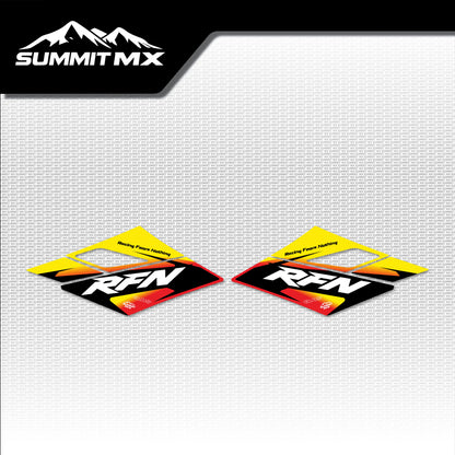 Suzuki Inspired RFN Warrior Pro SX-E15 Front Shroud Decals