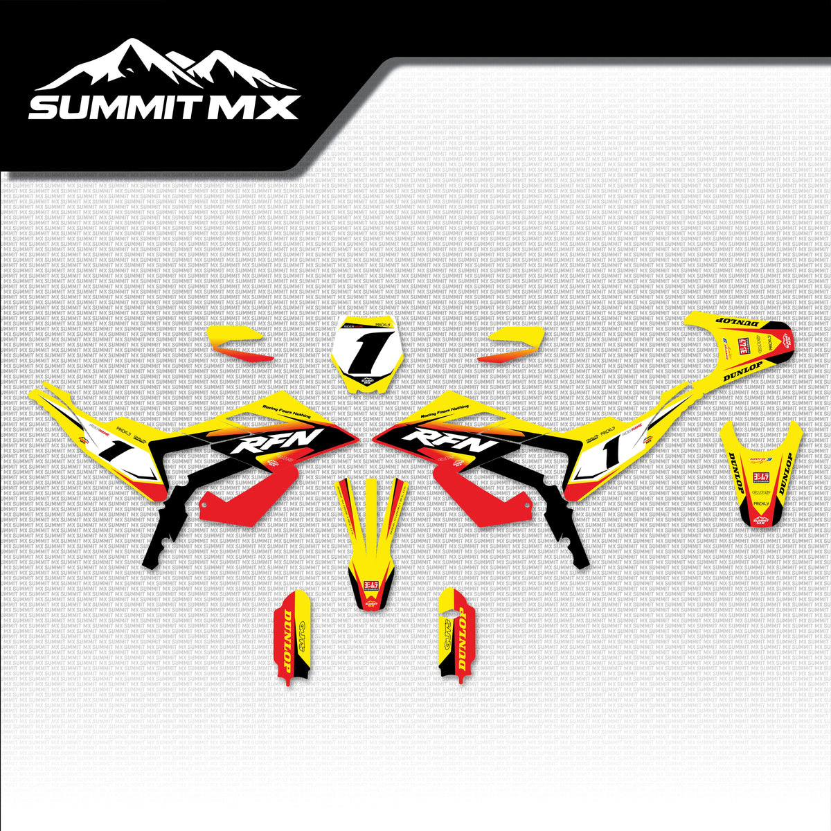 Suzuki Inspired RFN Warrior Pro SX-E15 Graphics Kit
