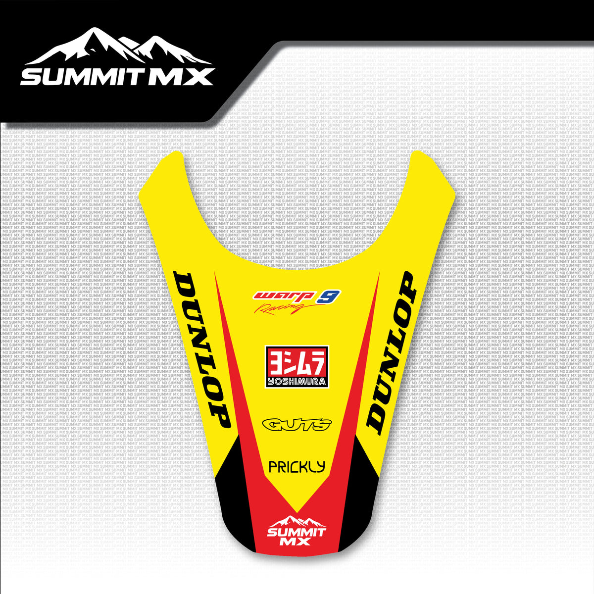 Suzuki Inspired RFN Warrior Pro SX-E15 Rear Fender Decal