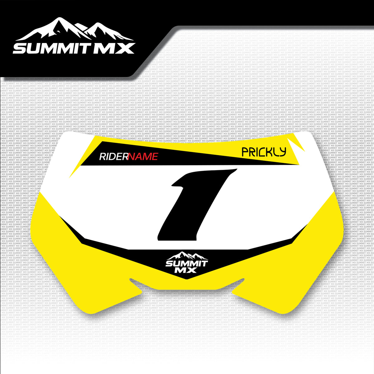 Suzuki Inspired Storm Bee Number Plate Decal