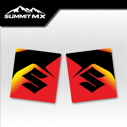 Suzuki Inspired Ultra Bee Battery Decal by Summit MX