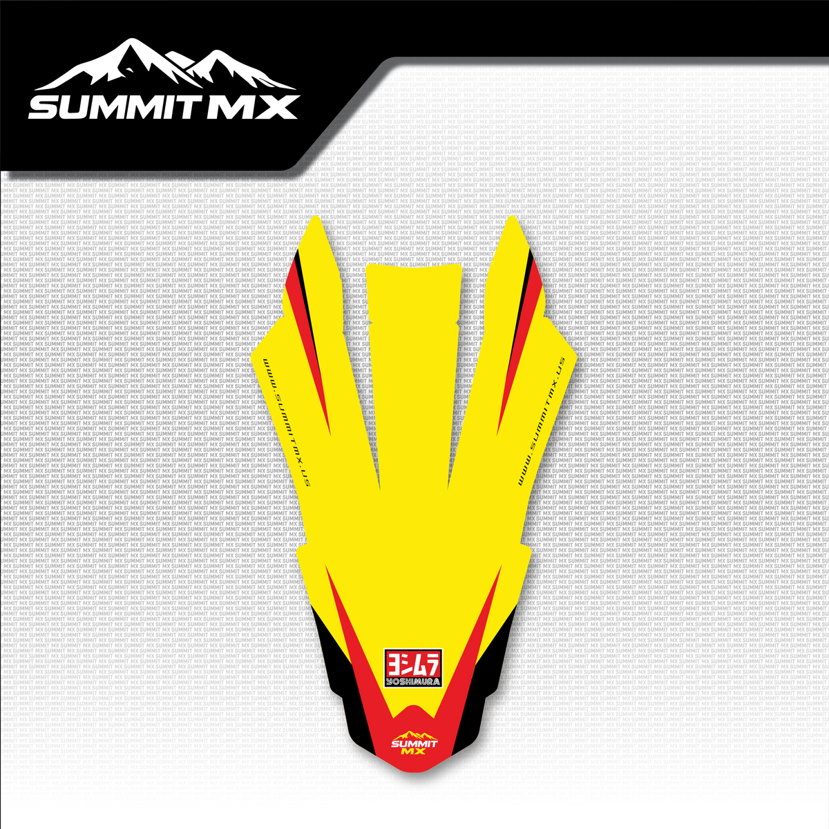Suzuki Inspired Ultra Bee Front Fender Decal by Summit MX