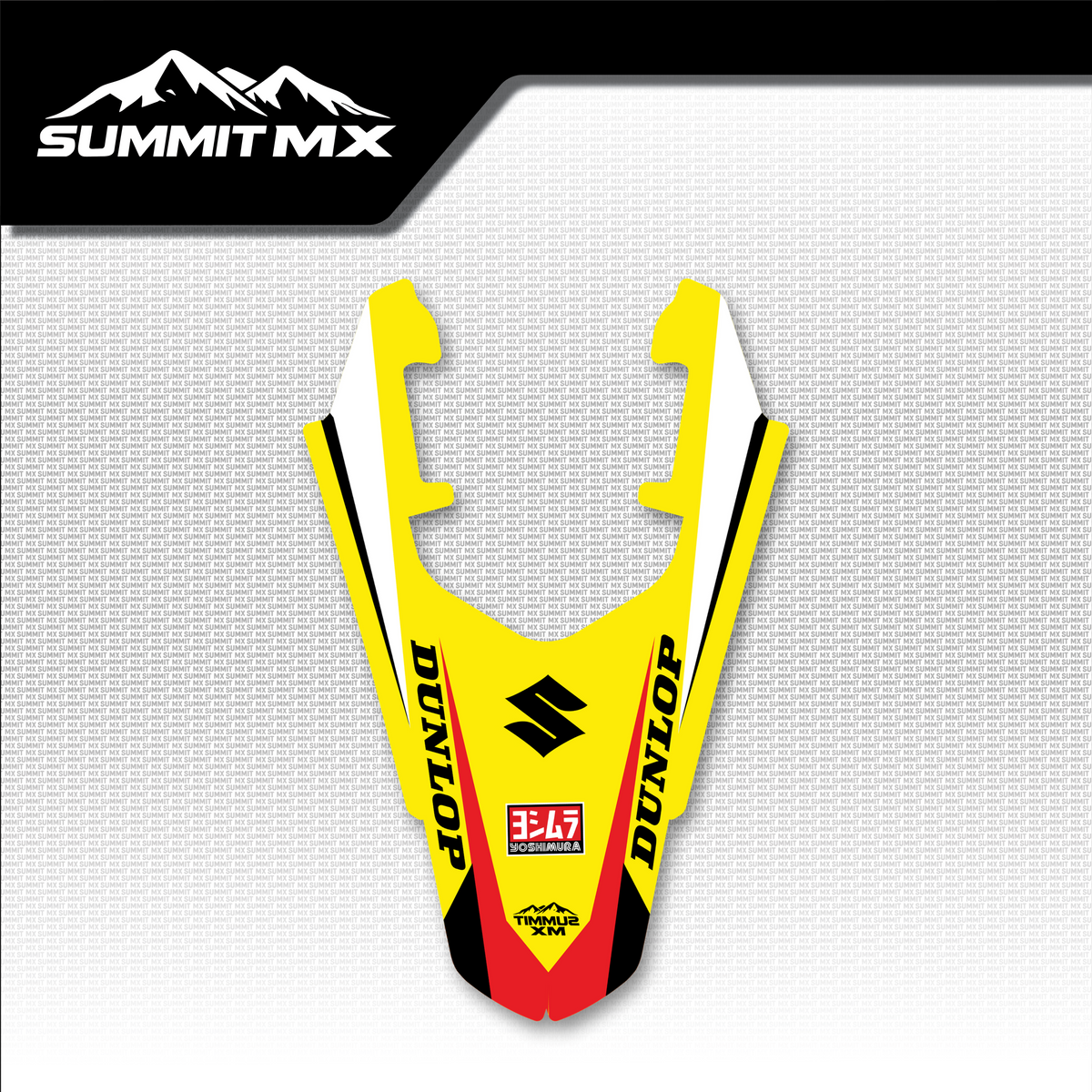 Suzuki Inspired Ultra Bee Rear Fender Decal by Summit MX