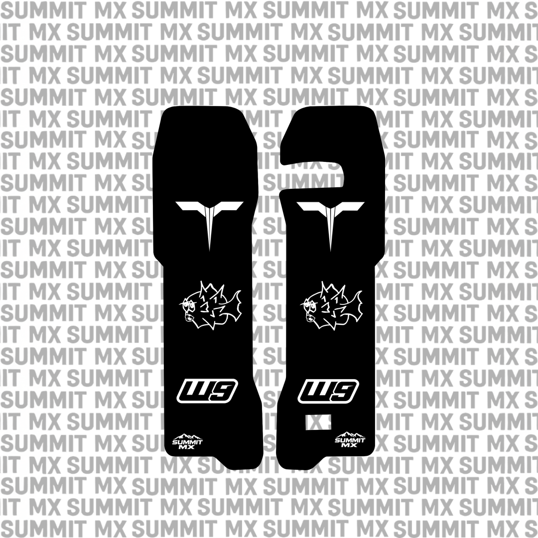 Talaria Komodo fork guard decal, Style 1 — Summit MX