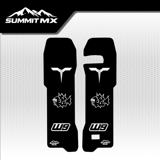 Talaria Komodo fork guard decal, Style 1 — Summit MX
