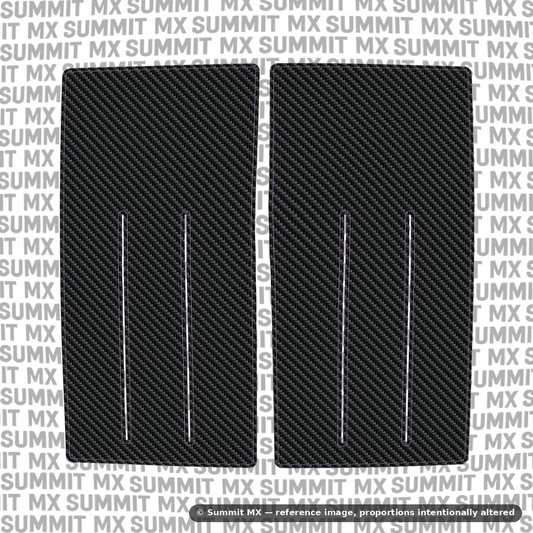 Talaria Sting battery decal carbon fiber design — Summit MX