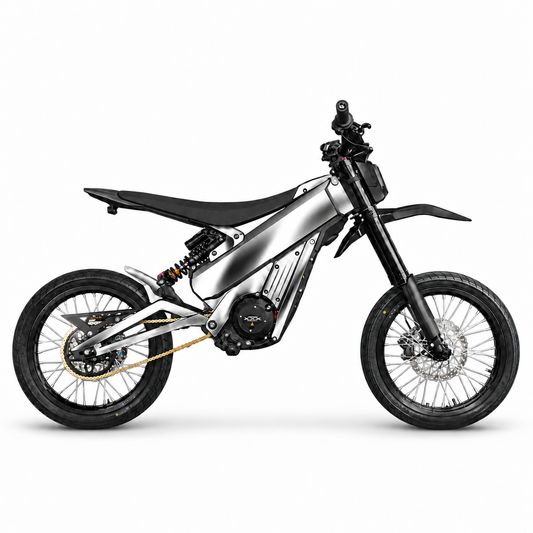 Talaria XXX solid color frame wrap chrome