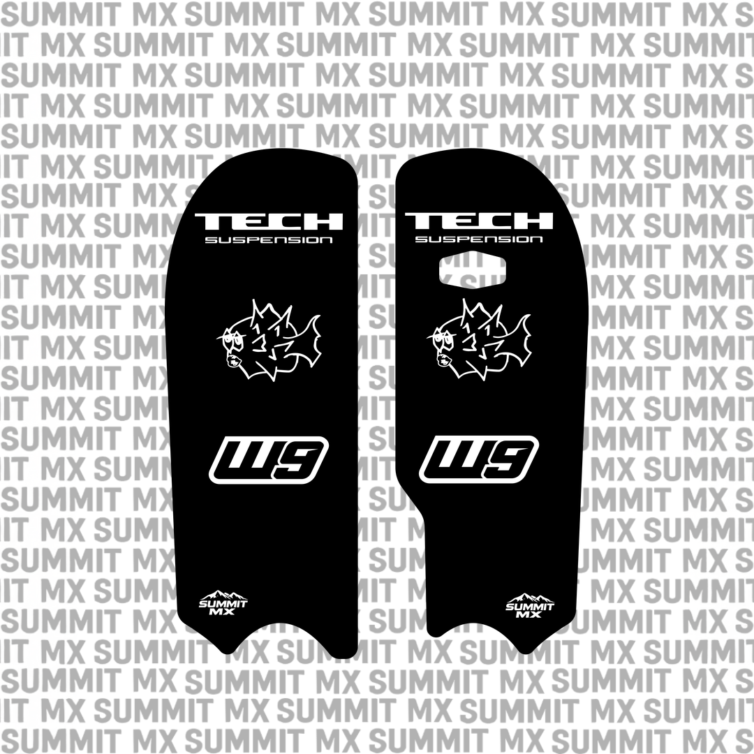 Tech fork guard decal, Style 1 — Summit MX