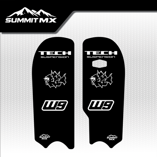 Tech fork guard decal, Style 1 — Summit MX