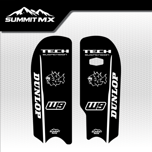 Tech fork guard decal, Style 2 — Summit MX