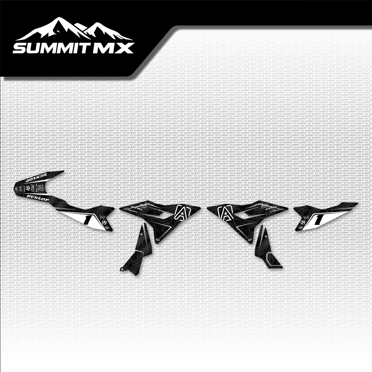 Topographical Altis Delta Graphics Kit (Body Plastics Only)