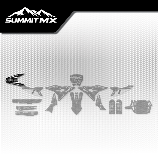 Topographical Decal for Altis Delta Rear Fender placement on the full kit