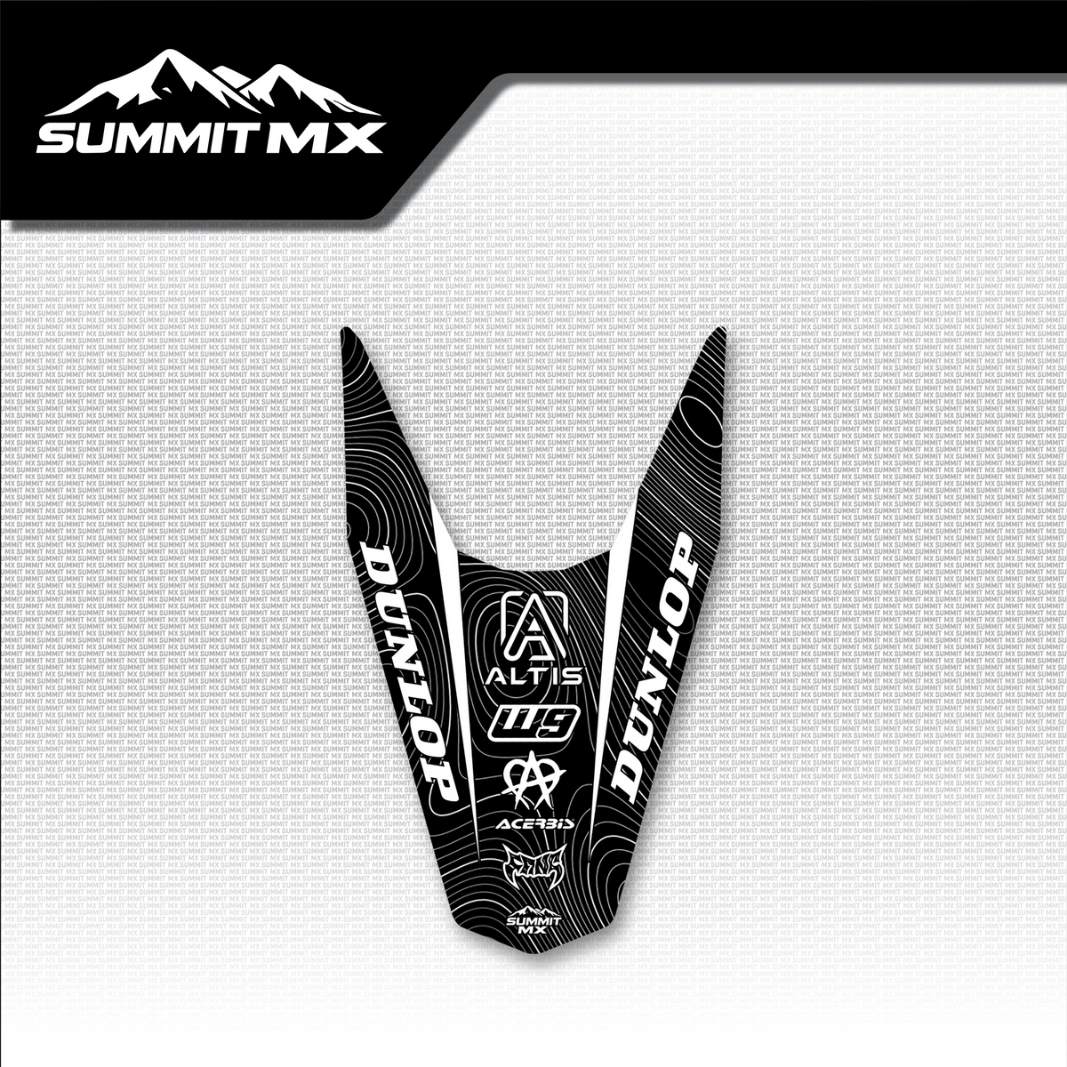 Topographical Decal for Altis Delta Rear Fender